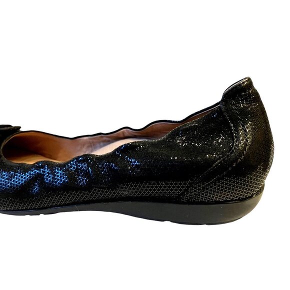 Abeo BIO System Black Tabitha Slip On LEATHER Ballet FLATS w/ ARCH SUPPORT-Sz 9N - Picture 8 of 16